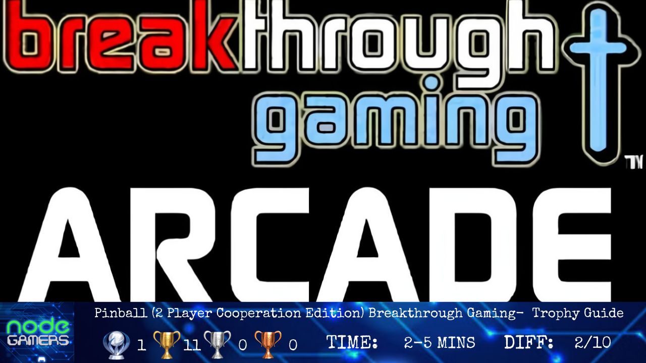 Pinball (2 Player Cooperation Edition) Breakthrough Gaming Arcade